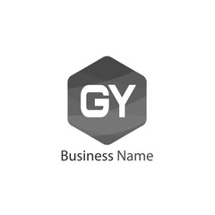 Initial Letter GY Logo Template Design