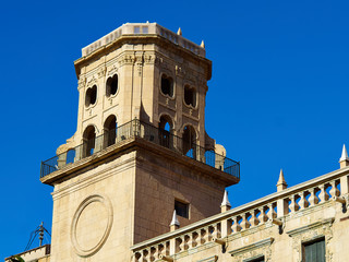 City town hall square Alicante, Costa Blanca, Spain