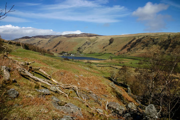 Fototapeta na wymiar Cumbrian landscape and lake