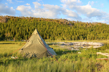 Camping trip to Strauman lake, for fishing and recreation