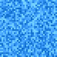 Geometrical abstract square mosaic background - vector design from squares in blue tones