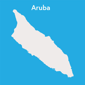 Aruba Island vector