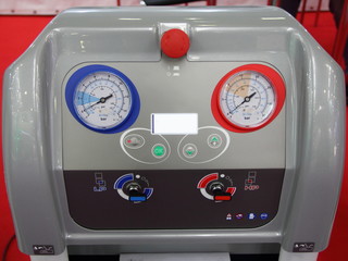 New filling station for automobile air conditioners  — equipment for car, repair climate systems ...