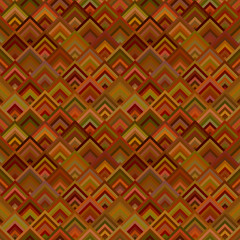 Brown geometrical seamless diagonal square pattern - vector tile mosaic background graphic