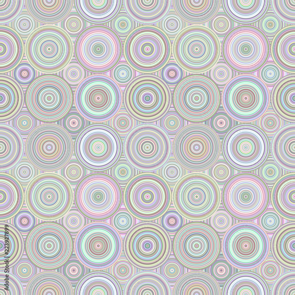 Poster geometric circle mosaic pattern background - repeatable graphic design