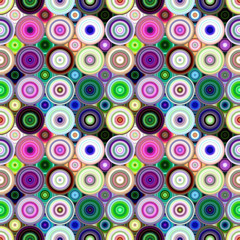 Geometric concentric circle pattern background - vector graphic design