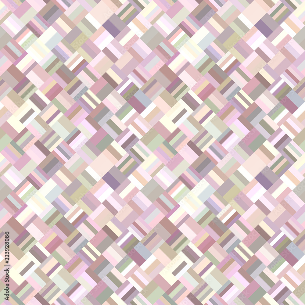Poster colorful abstract geometric diagonal rectangle mosaic tile pattern background - repeatable graphic d