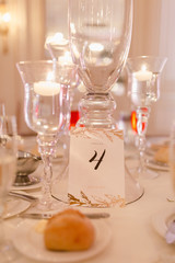 glasses of champagne on table