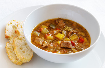 turkey and vegetables stew