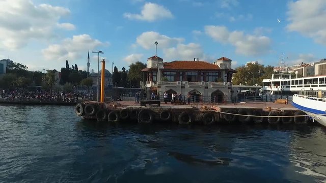 ferry and landscape