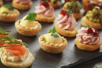 mixed canape selection platter