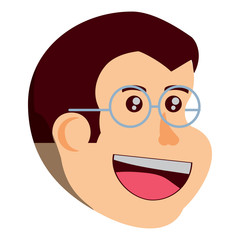 cartoon boy icon