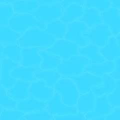 Pool water texture. Clean sea water texture. Vector square background