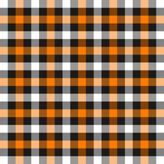 Halloween Tartan plaid. Scottish cage background