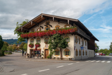 Obraz premium traditional stone house in austria