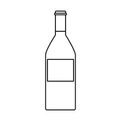 wine bottle drink alcohol icon