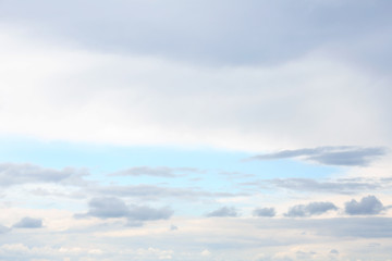 Fototapeta na wymiar Beautiful view of cloudy sky as background