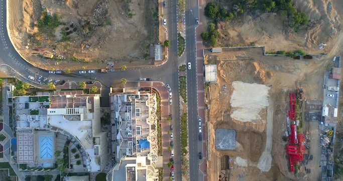 ISRAEL ASHKELON BEACH STILL CARS ON ROAD 7
