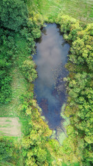 Small pond from the drone