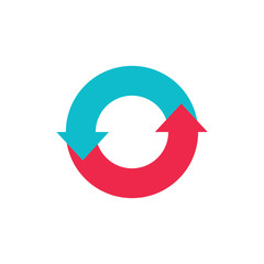 Letter O arrow