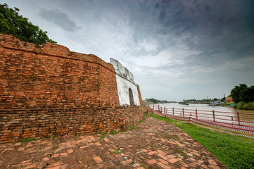 Ayutthaya Historical Park covers the ruins of the old city of Ayutthaya, Phra Nakhon Si Ayutthaya Province Thailand