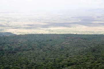 Naklejka premium Great rift valley of Kenya.