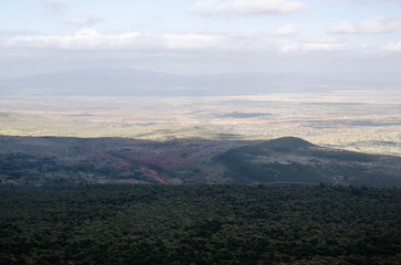 Great rift valley of Kenya.