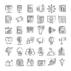 advertising and marketing icons