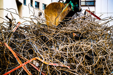 鉄筋　工事　解体