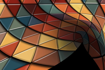 Fototapeta premium Here is an abstract image with many colors intended to be used as a background image.