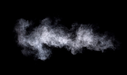 Fototapeta na wymiar Abstract steam on a black background.