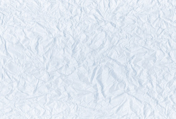 Obraz premium Light blue blank crumpled and grungy textured paper background