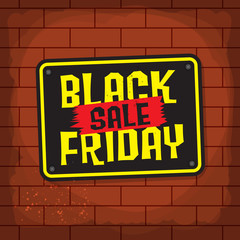 Obraz premium Black friday sale banner