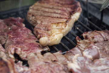 Carne a la parrilla