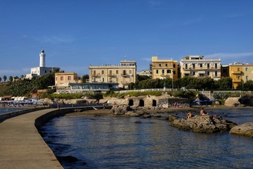 panorama of the city of Anzio