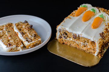 Delicious carrot cake loaf