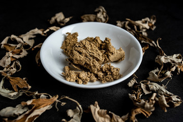 Chinese medicine moxibustion herbs Ai Ye and Ai Rong