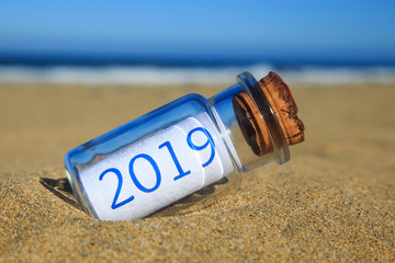 Flaschenpost am Strand: 2019