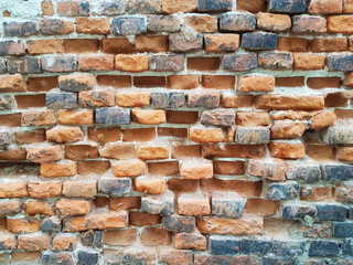 old brick wall texture. grunge brick wall background. Brick wall motifs . Texture stone surface background. Stone texture background of brick wall texture with stone bricks.