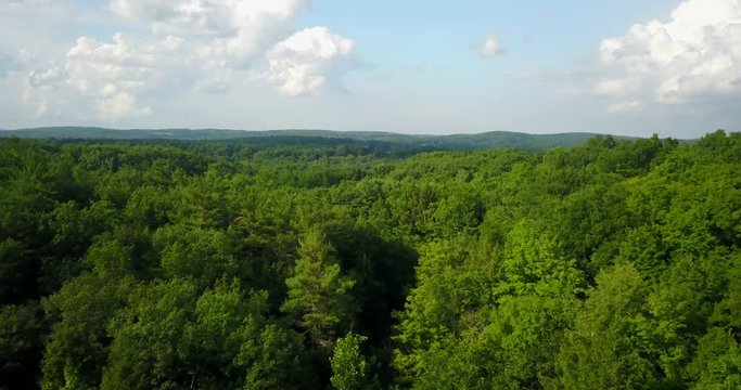 Catskill Mountains Appalachia Aerial