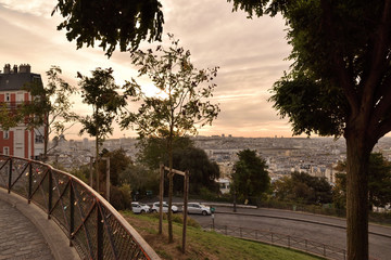 Fototapeta na wymiar View on Paris