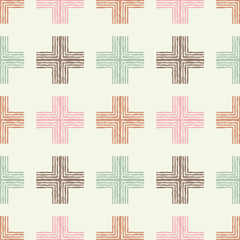 Fototapeta na wymiar Ethnic boho seamless pattern. Traditional ornament. Geometric background. Tribal pattern. Folk motif. Can be used for wallpaper, textile, invitation card, wrapping, web page background.
