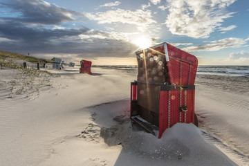 sandsturm am meer