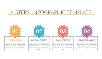 Infographic Template with 5 Steps