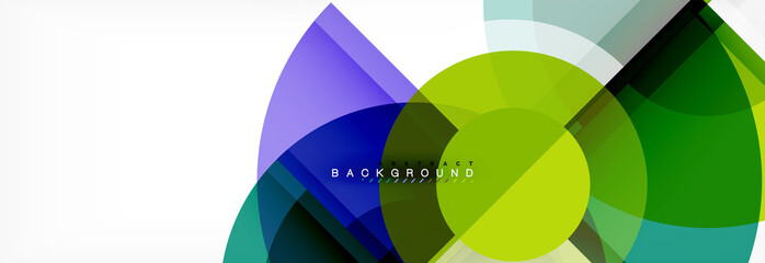 Circle abstract background