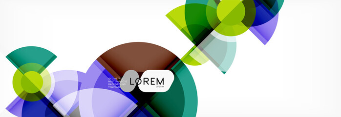 Circle abstract background