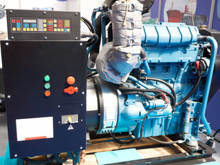 Diesel generator with electronic control system