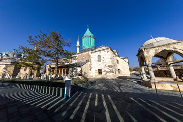 Konya Mevlana mosque and whirling dervish show