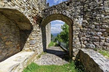 Fototapeta na wymiar Castle Ruin Rabenstein