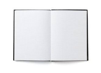 notebook isolated at white - obrazy, fototapety, plakaty